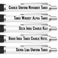Funny Phonetic Alphabet Pen Set